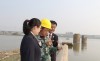 河南郑州金水区：干警现场查看贾鲁河污染状况
